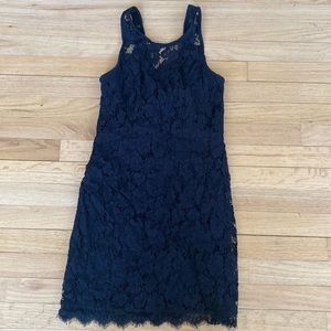 Abercrombie Navy Lace Dress